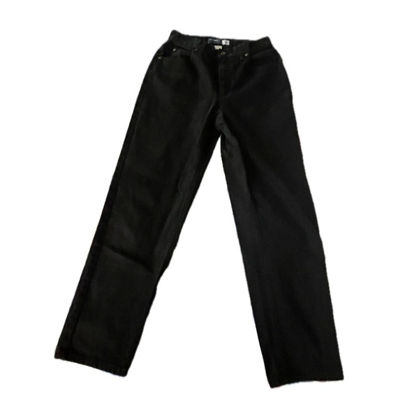 Liz Claiborne Denim - Liz Claiborne 90s Womens Black High Rise Straight Leg Jeans Size 6p